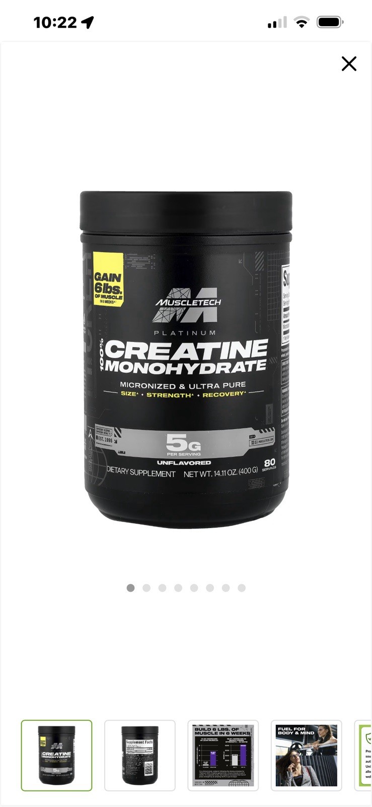 Muscle Build Increase Strength Support, Rapid Recovery Mixes Easily