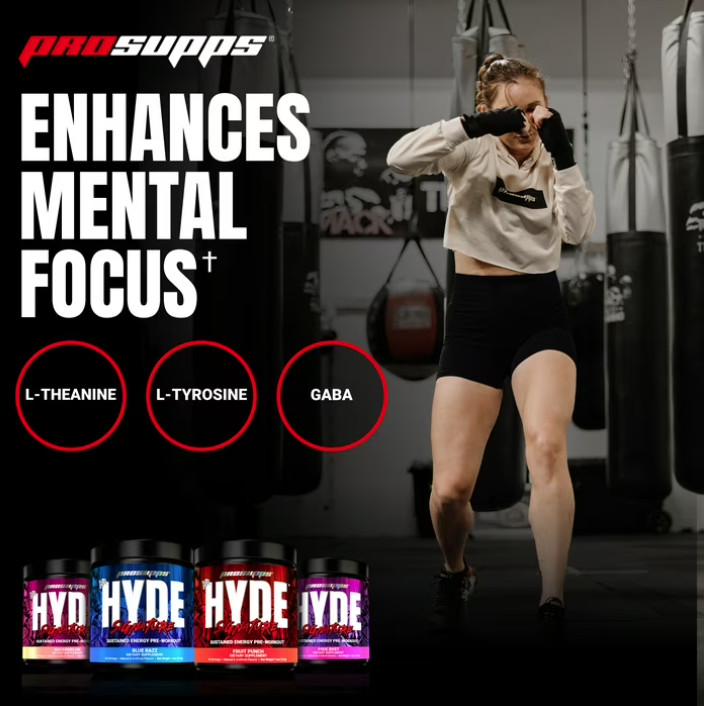 ProSupps Mr. Hyde Signature Pre-Workout Powder Blue Razz 14.7 oz