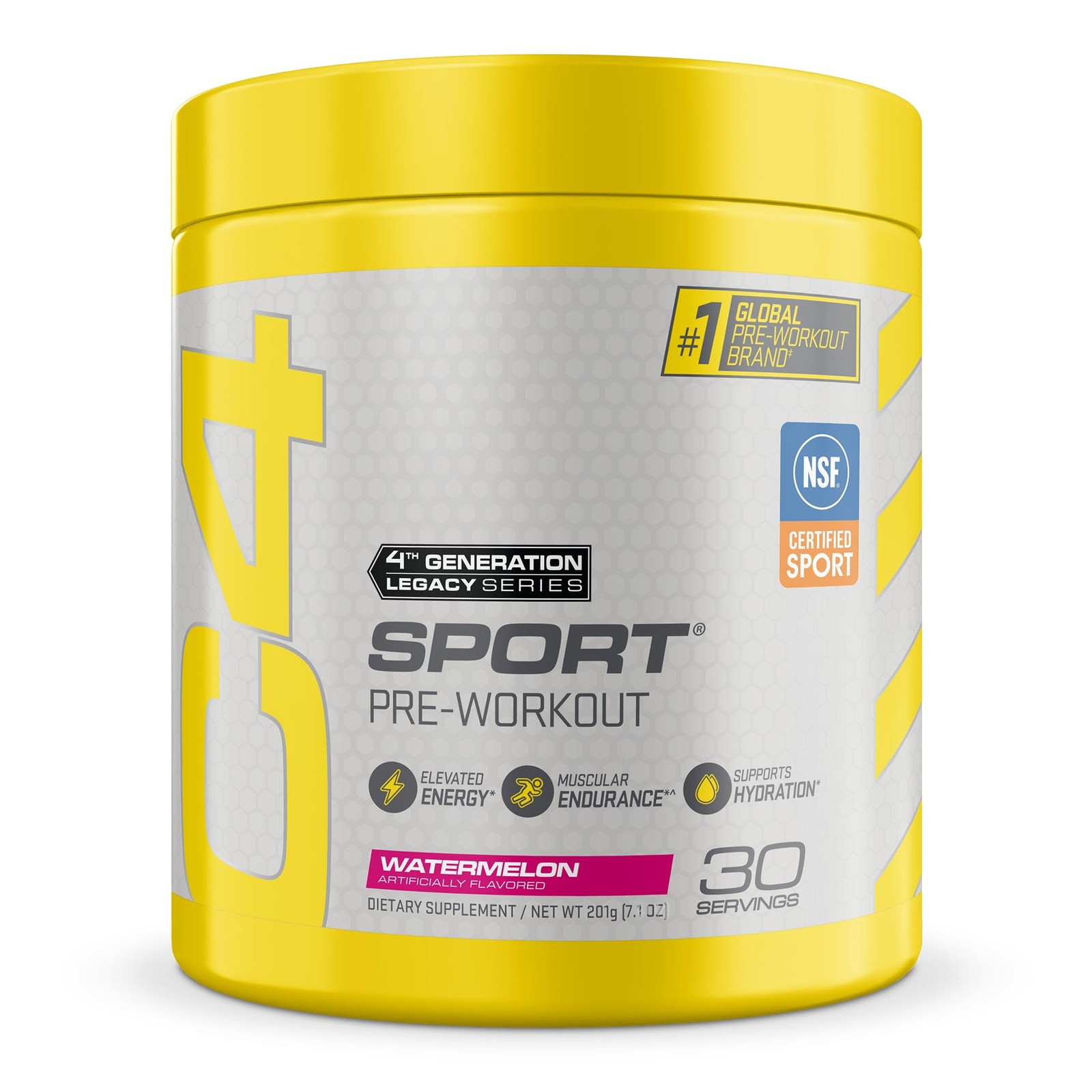 Cellucor C4 Sport Pre Workout 30 Servings (7.1 Ounce), Watermelon (Sport)