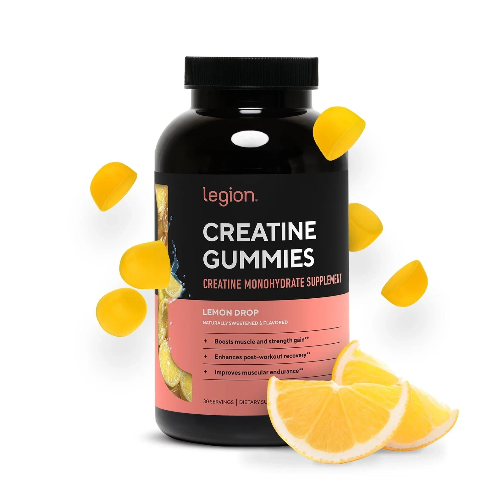 LEGION Creatine Monohydrate Gummies – Clean Chewable Creatine Supplement for …