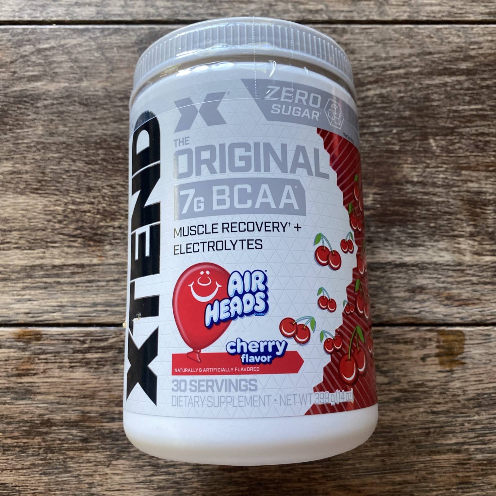 XTEND Original 7g BCAA Airheads Cherry Flavor 30 Servings 14 Oz Exp 07/27 New