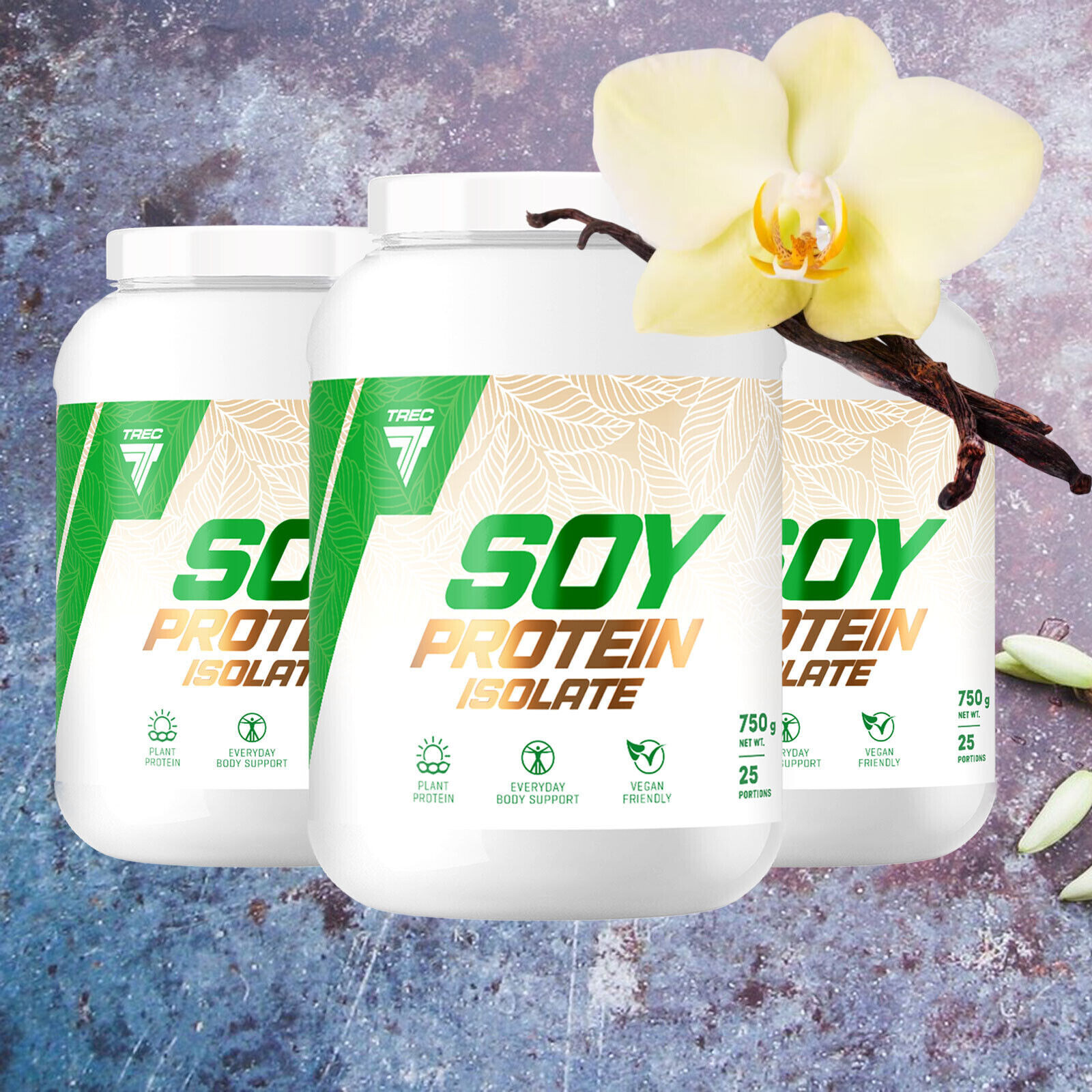 SOY PROTEIN ISOLATE 750 g – Vegan Vegetarian Whey Protein – Muscle Mass Growth