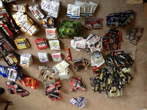 Supplement Samples Lot Mix Of 50 Items. Pre Workout Protein Fat Burner Bcaa Test