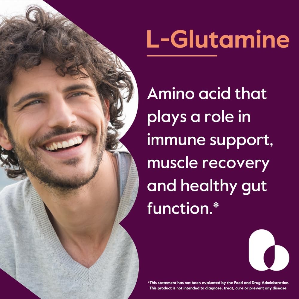 BESTVITE FillerFree LGlutamine 1000mg per Capsule 240 Capsules Free Form No…