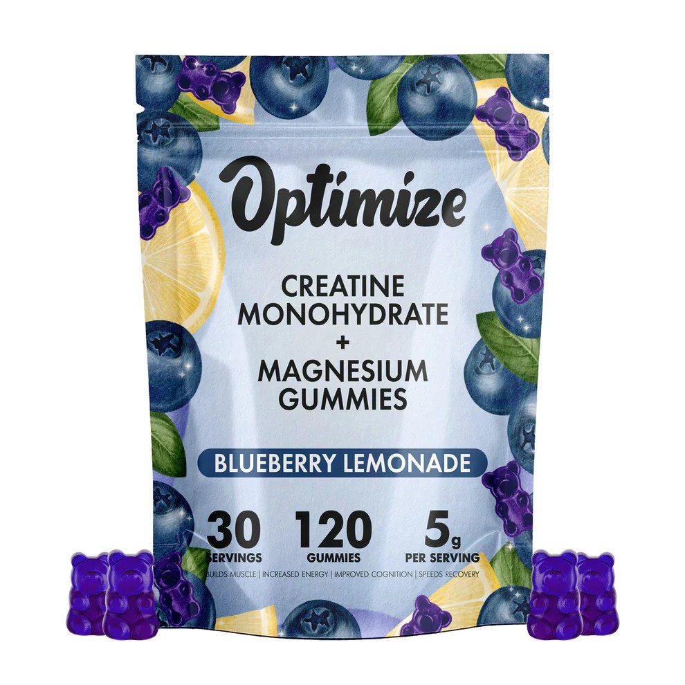 2 PACK Creatine Monohydrate Gummies – 240 Gummies w/ B12 + Magnesium Sugar Free