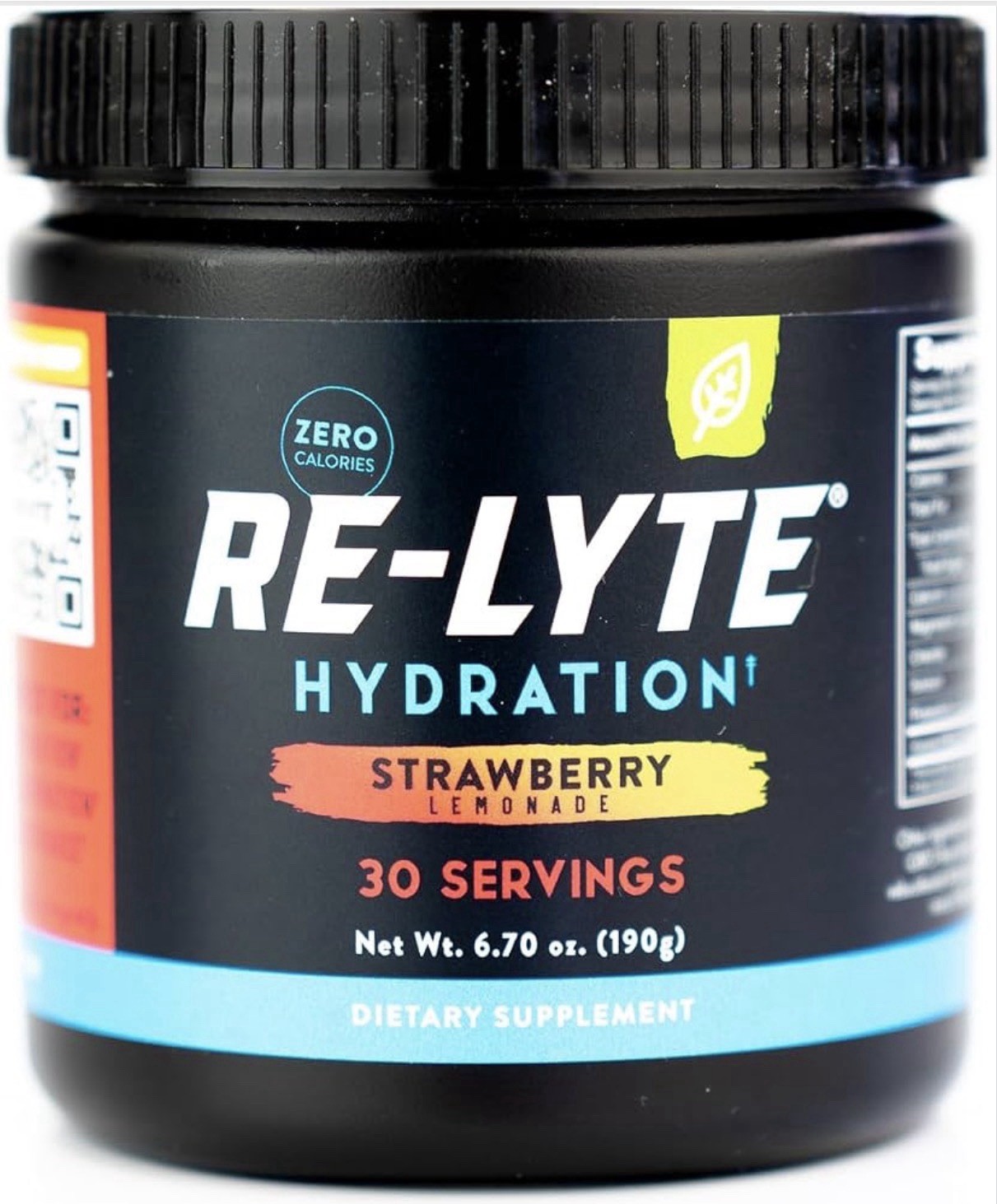 Redmond Re-Lyte Hydration Strawberry Lemonade Electrolyte Mix 30 Servings 10/29