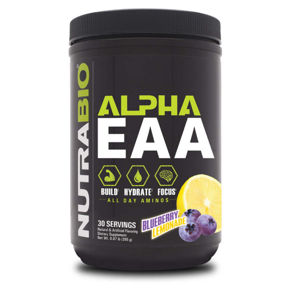 NutraBio – ALPHA EAA – 30 Servings