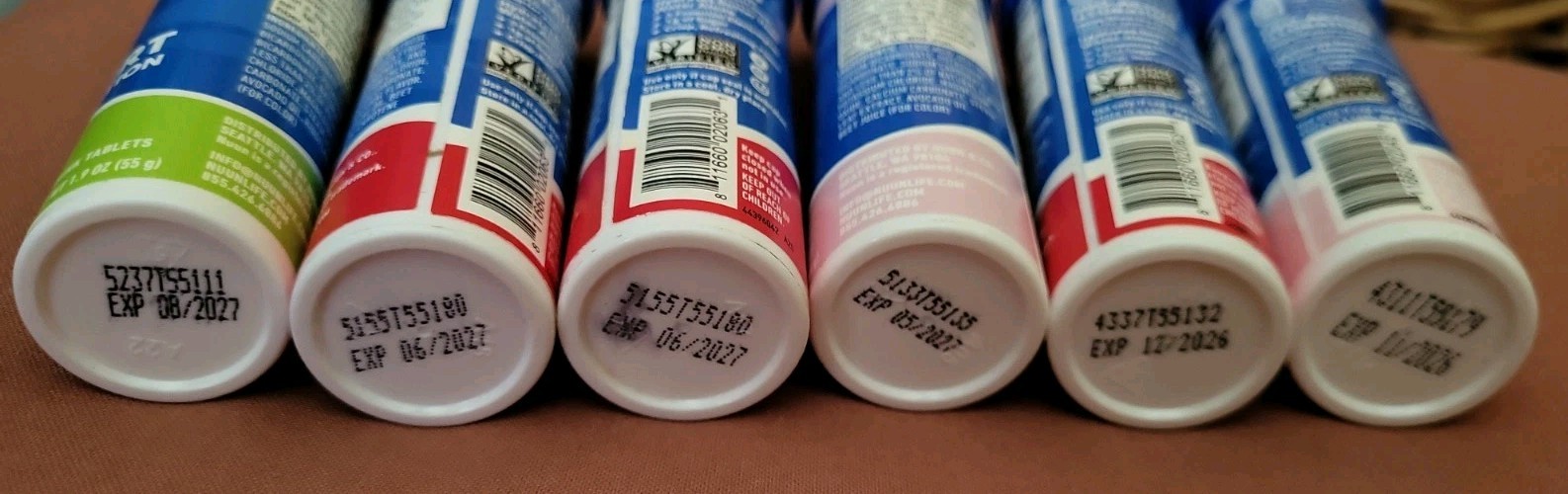 6 Nuun Sport Hydration Assorted Lot (10 Tabs Each) -EXP: 11/26+