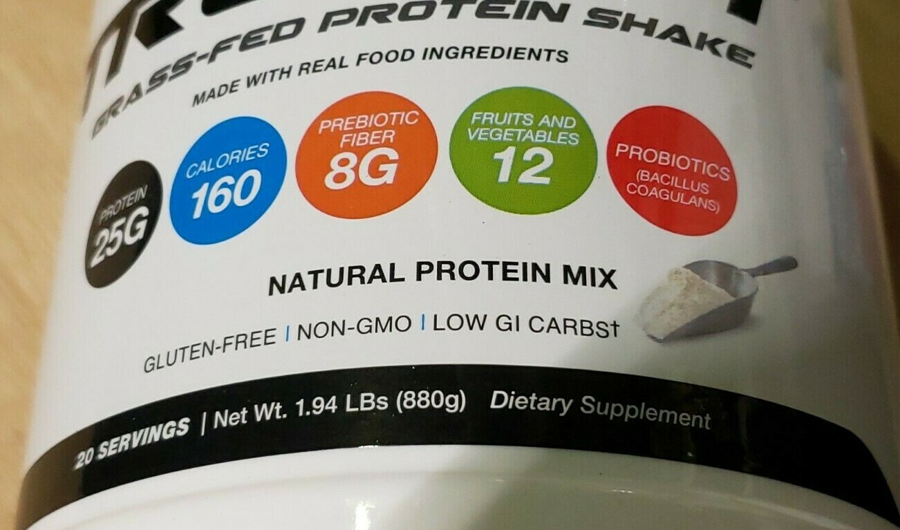 RSP – TrueFit Grass Fed Protein Shake – Natural Protein Mix – 1.94 lbs – 5/2025
