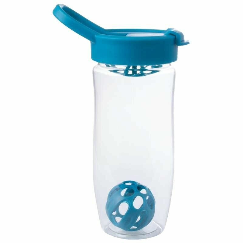 MAXAM 24oz Tritan Shaker Bottle w/ Mixer Ball Separator Spill-Free Lid BPA-Free