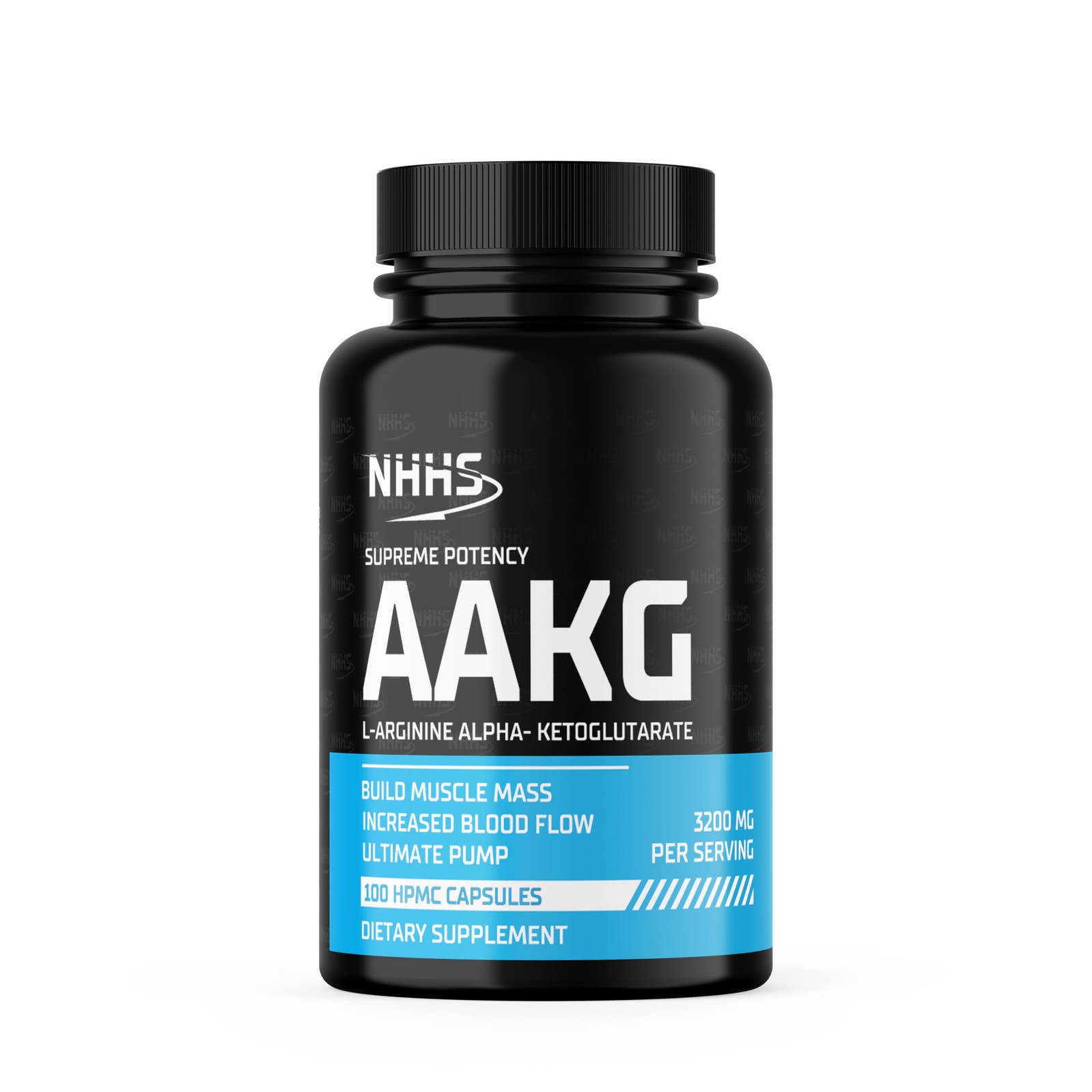 NHHS Supreme Potency L-Arginine AAKG, 3200mg, 100 Vegan 100 Count (Pack of 1)