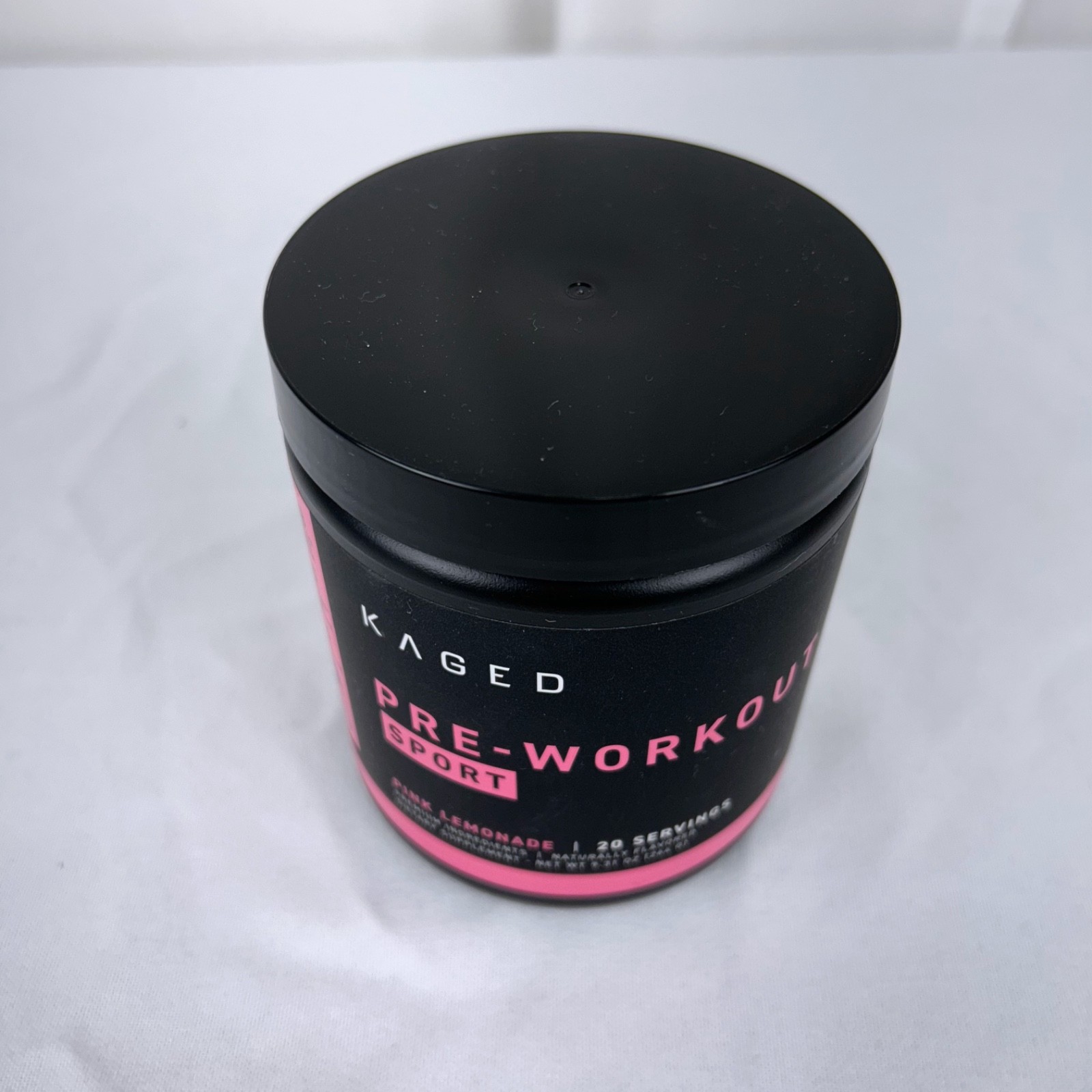 Kaged Pre Workout Sport Pink Lemonade 20 servings/ 9.31oz(264 g).
