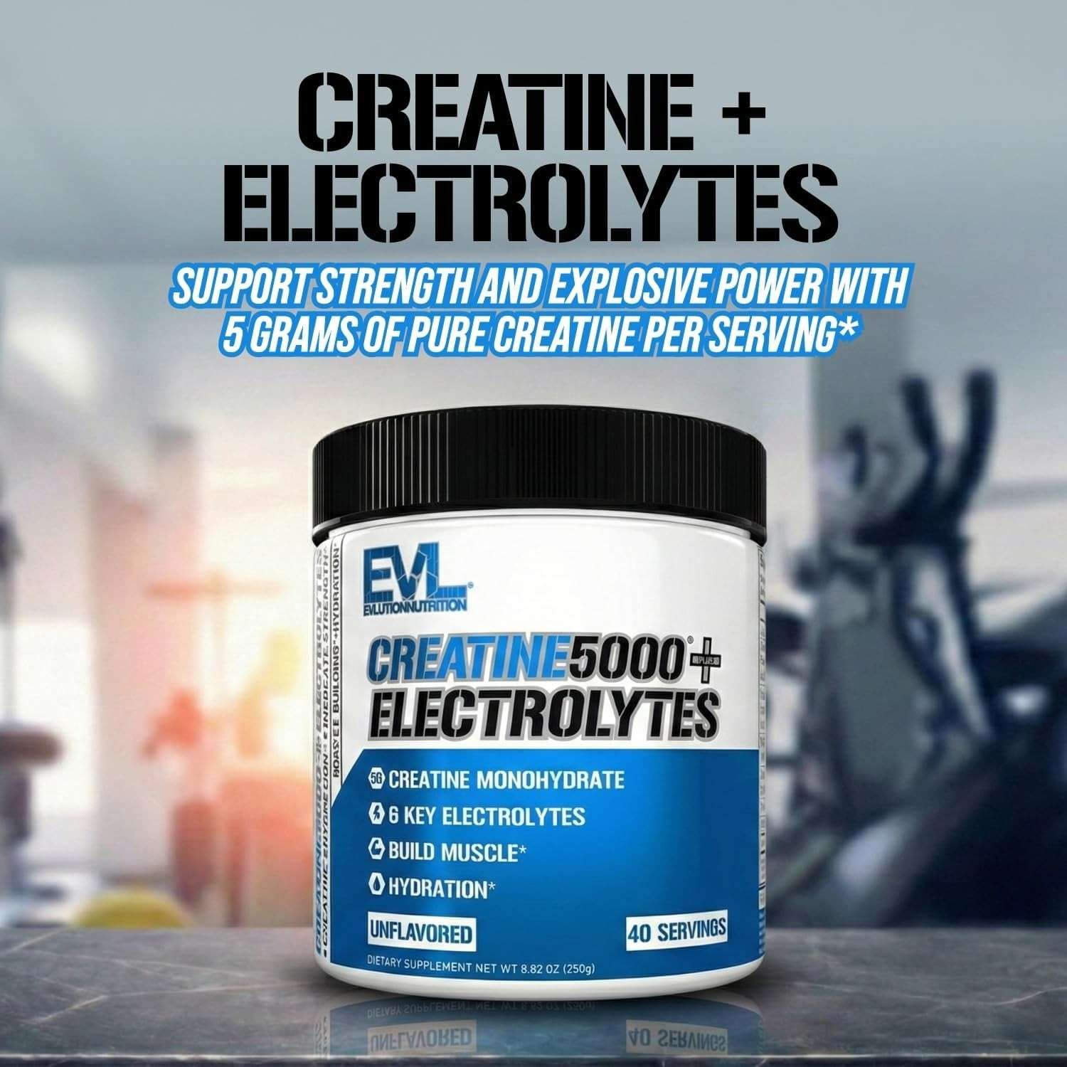 Nutrition Creatine 5000 + Electrolytes – Supports Faster Recovery, Lean Muscl…