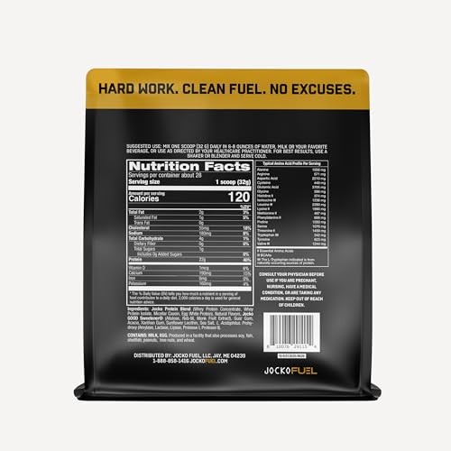 Jocko Fuel Whey Protein Powder, Vanilla Milkshake, 22g 2 Pound (Pack of 1)