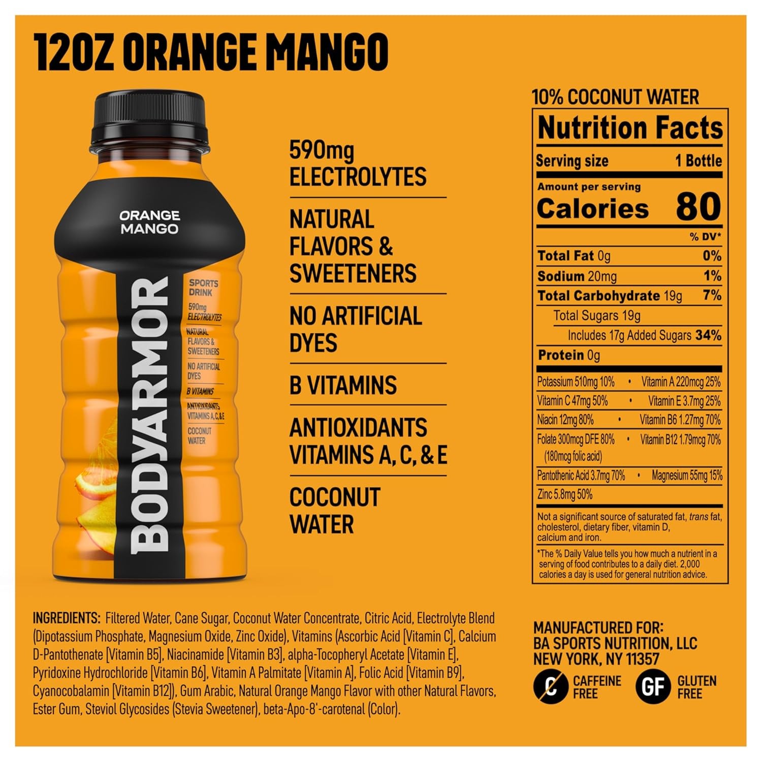 BODYARMOR Sports Drink, Electrolyte Drink Hydration (Pick Your Flavor & Size)