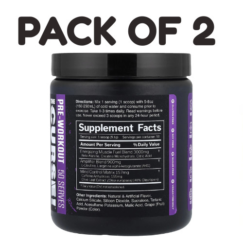 The Curse!®, Pre-Workout, Dark Grape, 8.9 oz (255 g) PACK OF 2