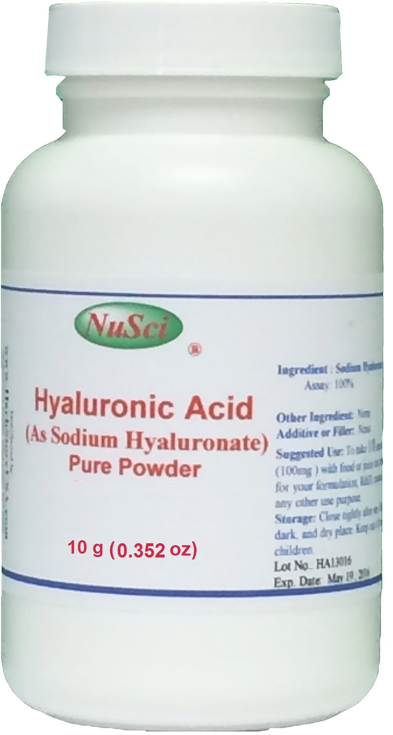 100% Pure Hyaluronic Acid Powder HA Sodium Hyaluronate 100g(3.52oz anti wrinkle