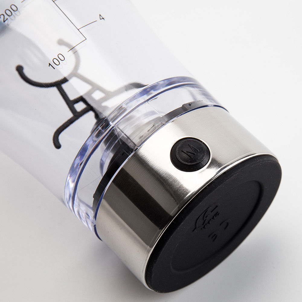 Electric Protein Shaker Bottle Rechargeable Mixer Cup Portable Drinking Blender