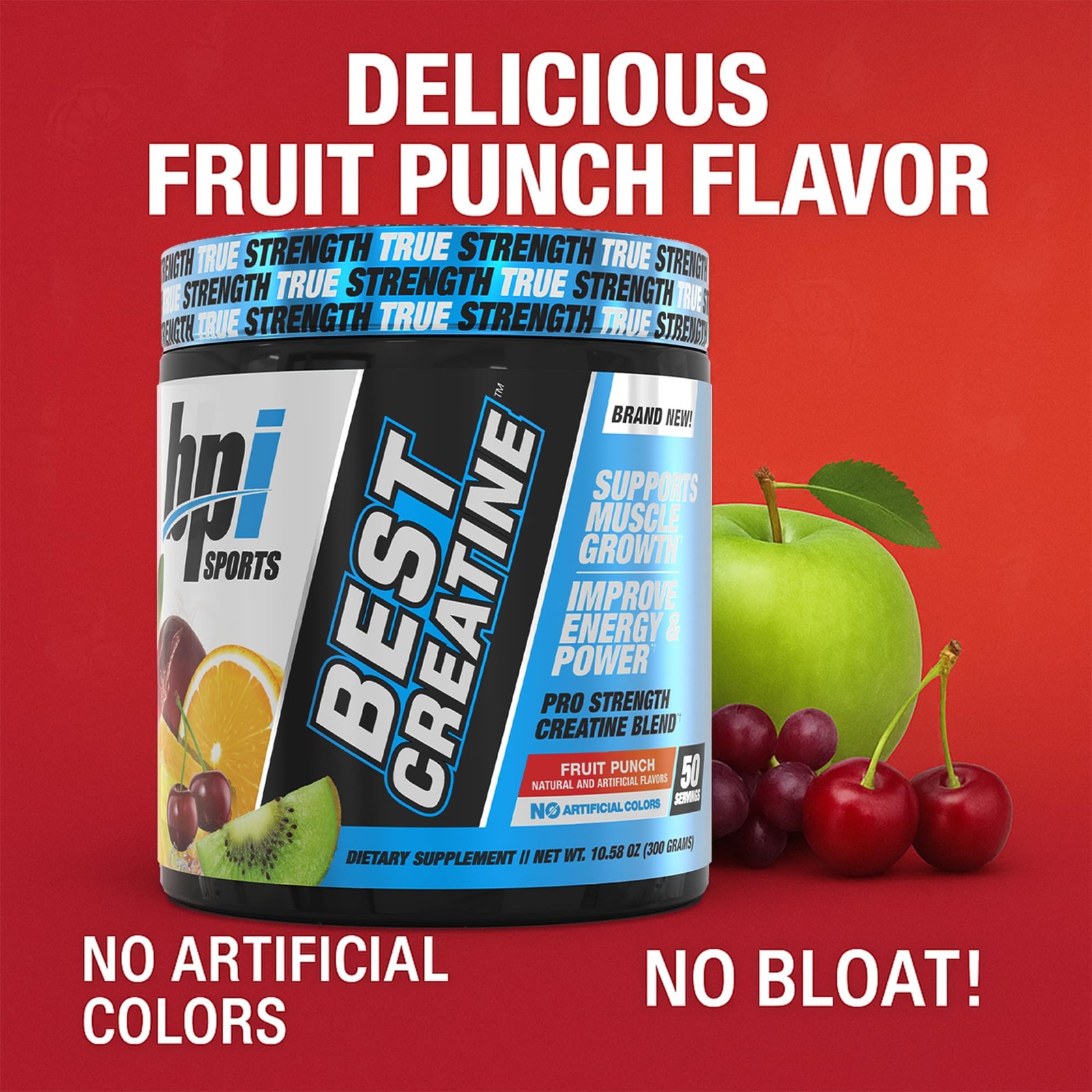 BPI Sports Best Creatine – 10 Ounce (Pack of 1), Fruit Punch
