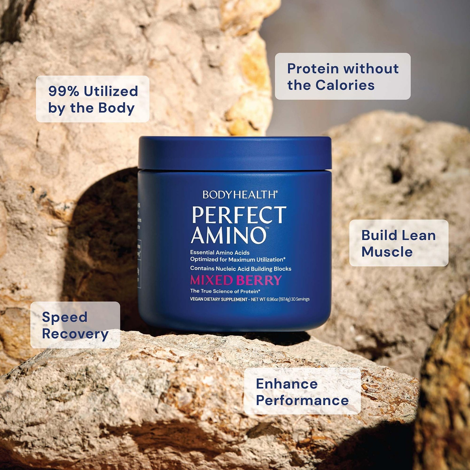 Perfectamino Powder – BCAA and EAA Powder for Pre and Post Workout – Amino Acid