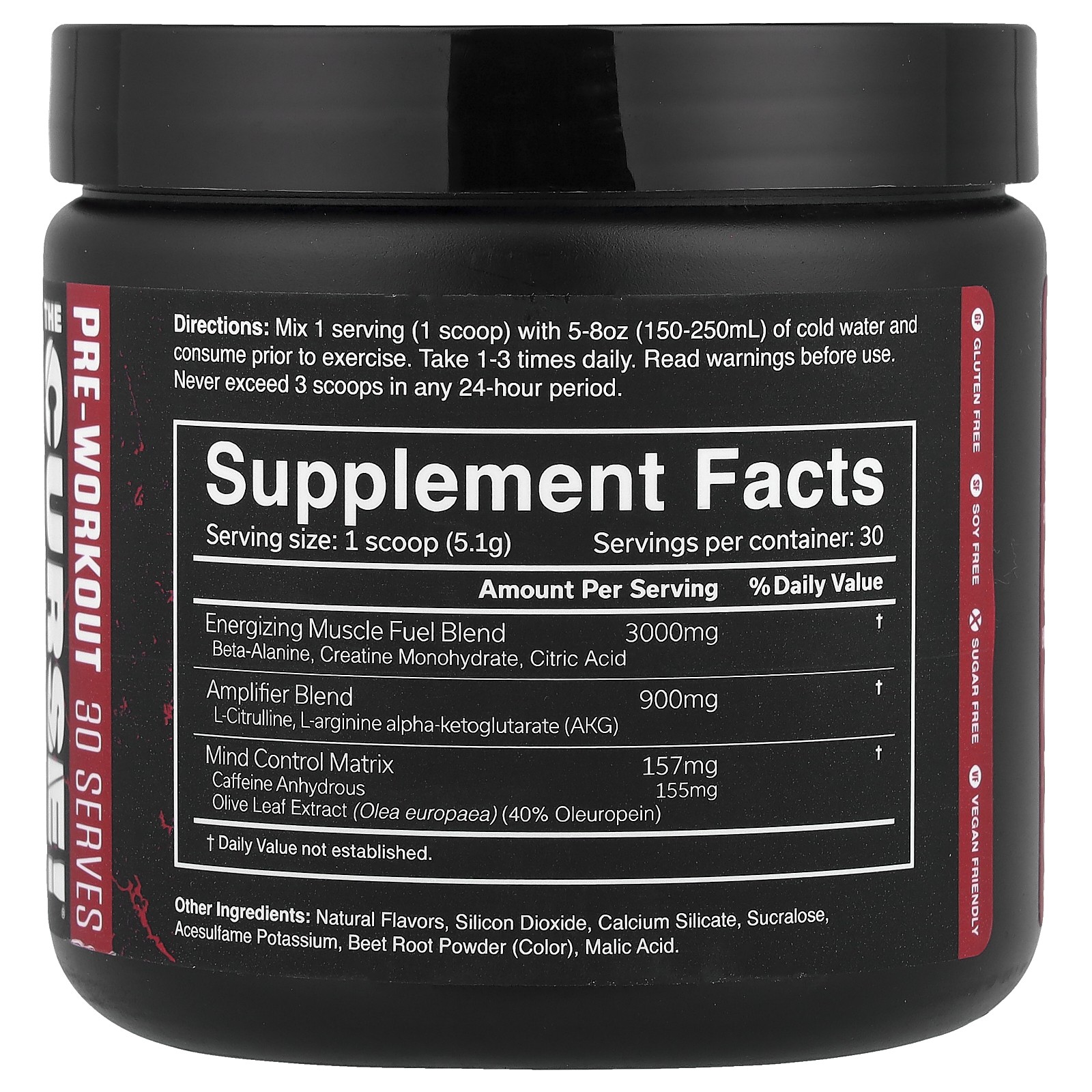 The Curse, Pre-Workout, Cherry Limeade, 5.3 oz (150 g)