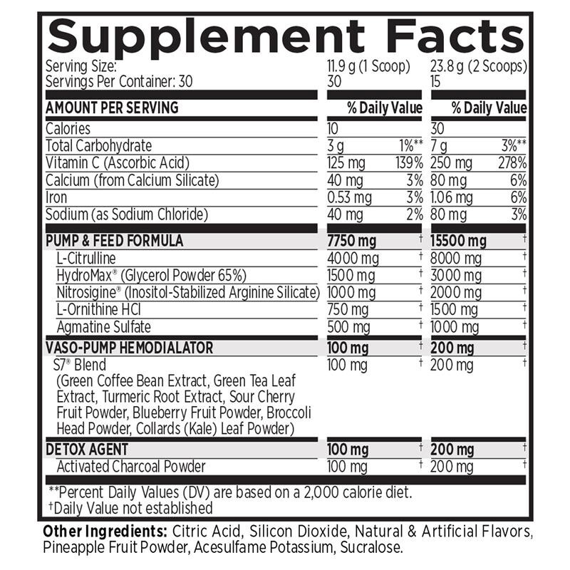 NO2 BLACK® MUSCLE + PUMP NITRIC OXIDE (30 SERVINGS)