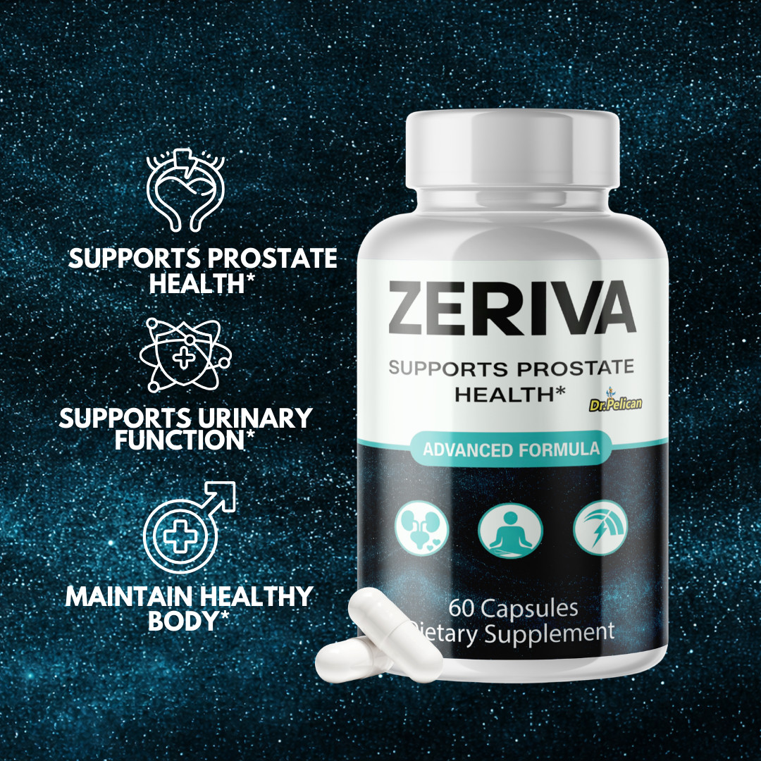 Zeriva- Prostate Support- 5 Bottles- 300 Capsules