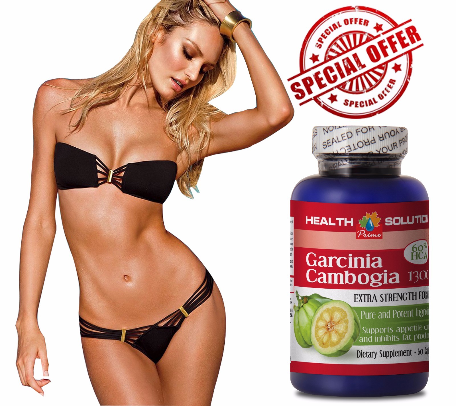 fruit medicine – GARCINIA CAMBOGIA Extract – Speeds up Metabolism – 1 B, 60 Caps
