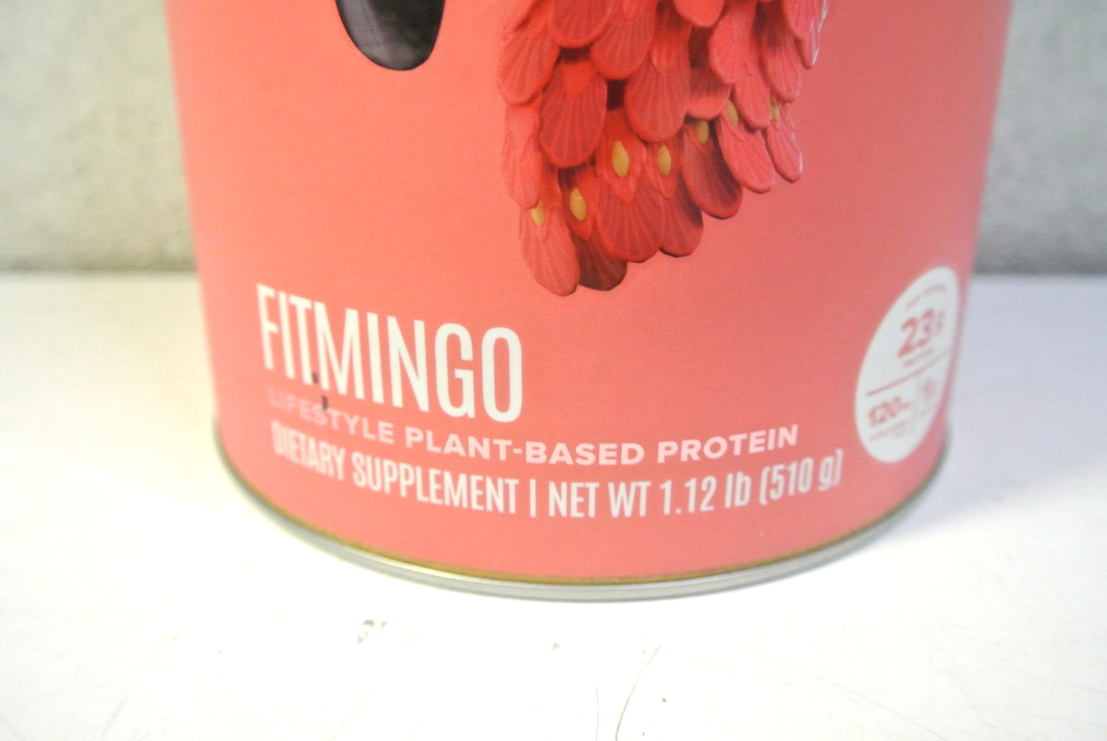 Birdman Fitmingo Plant Based Protein Powder Drink Mix Vanilla 1.12 Lbs. BB 7/26