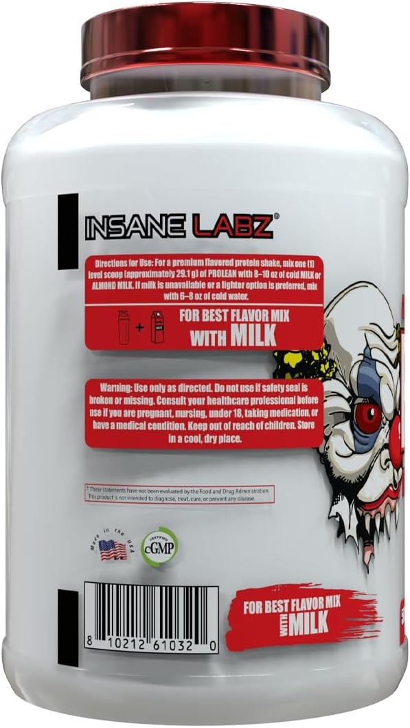 Insane Labz ProLean Whey & Protein Powder 26g Protein 50 Servings Fruity Cereal
