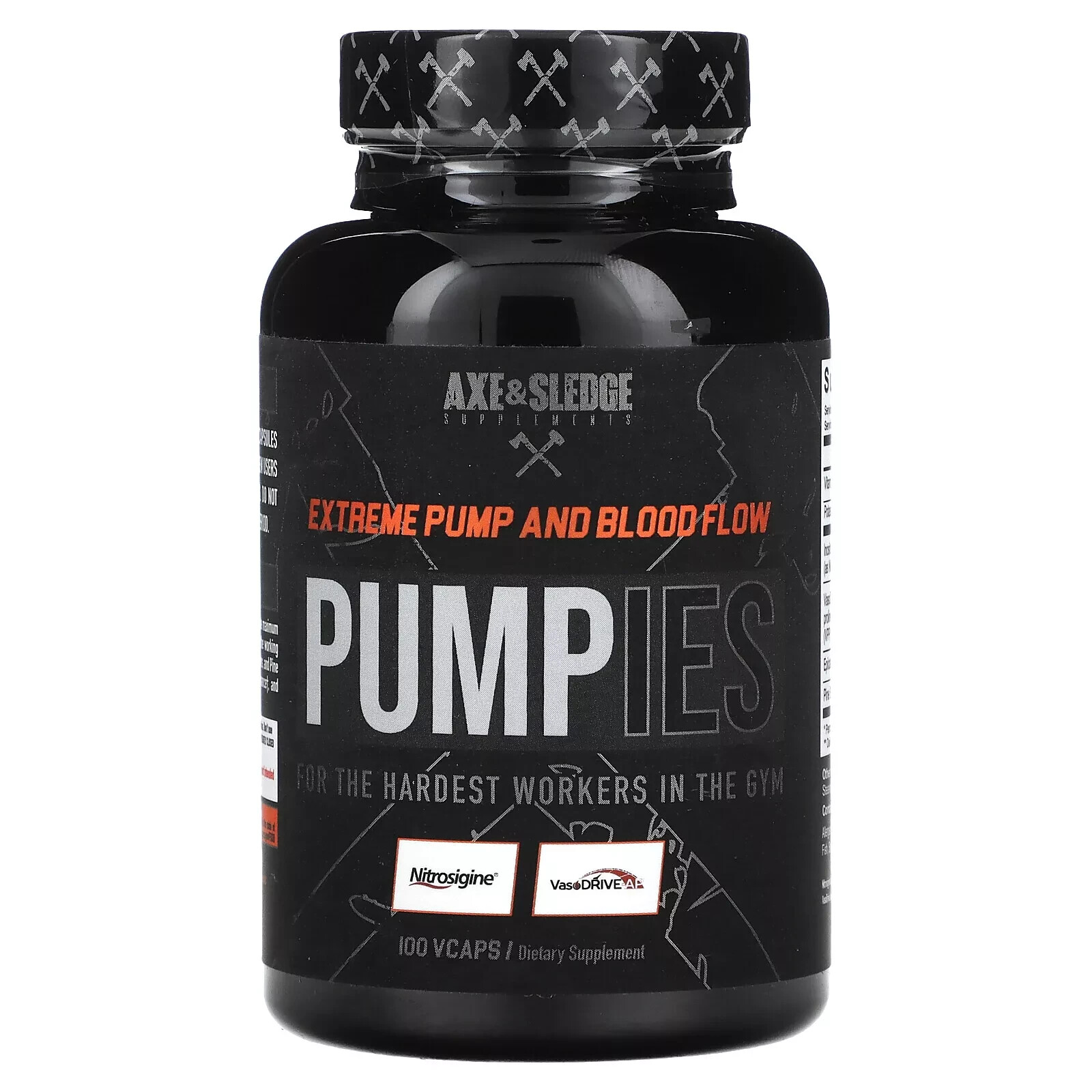 Pumpies, Extreme Pump And Blood Flow, 100 Vcaps