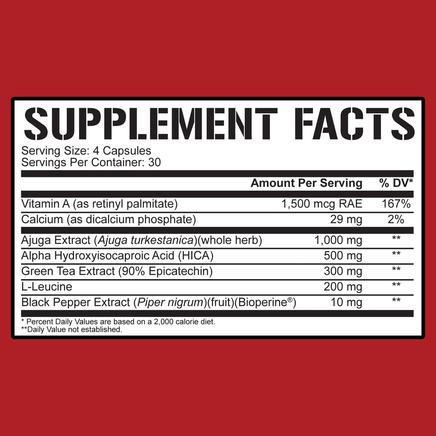 RICH PIANA 5% NUTRITION BIGGER BY THE DAY Muscle Builder with Turkesterone
