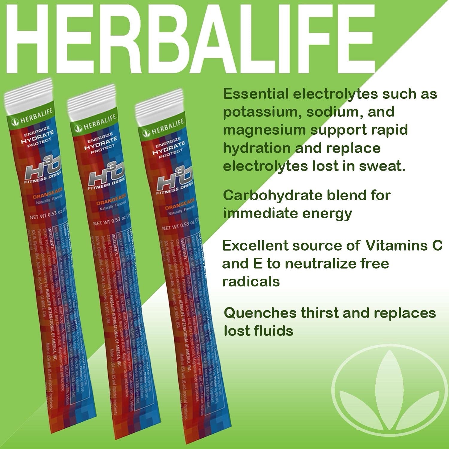 Herbalife H30 Fitness Drink 15 Packets 💪🏻 😎