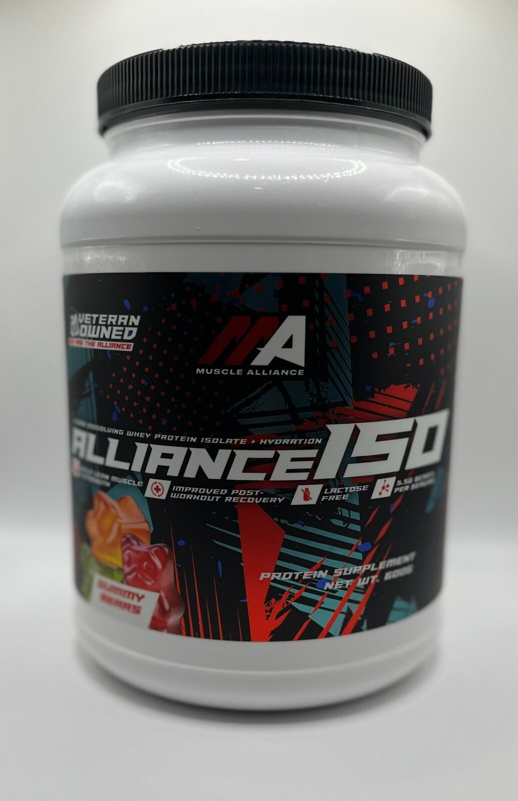 Clear Isolate Protein – Muscle Alliance 20 Servings Gummy Bears 1.3lbs