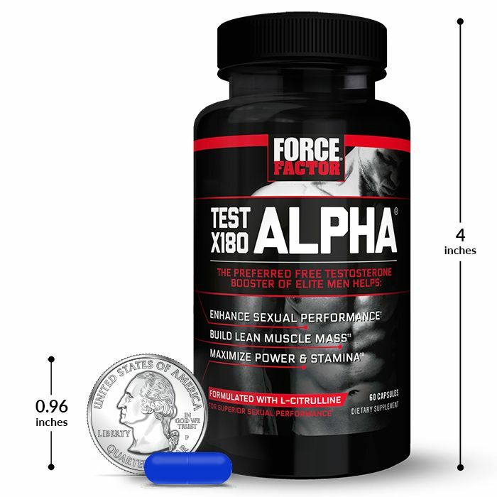 Force Factor Test X180 Alpha – Build Muscle, Increase Power, Strength & Stamina