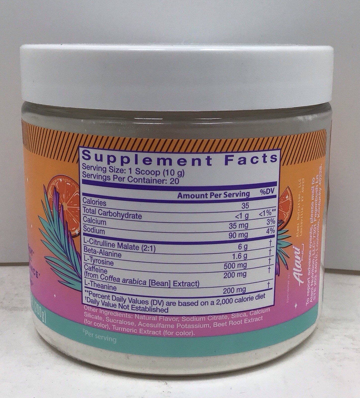 2X ALANI NU PRE-WORKOUT ORANGE KISS 20 SERVINGS EACH EXP 05/2027+ SEALED