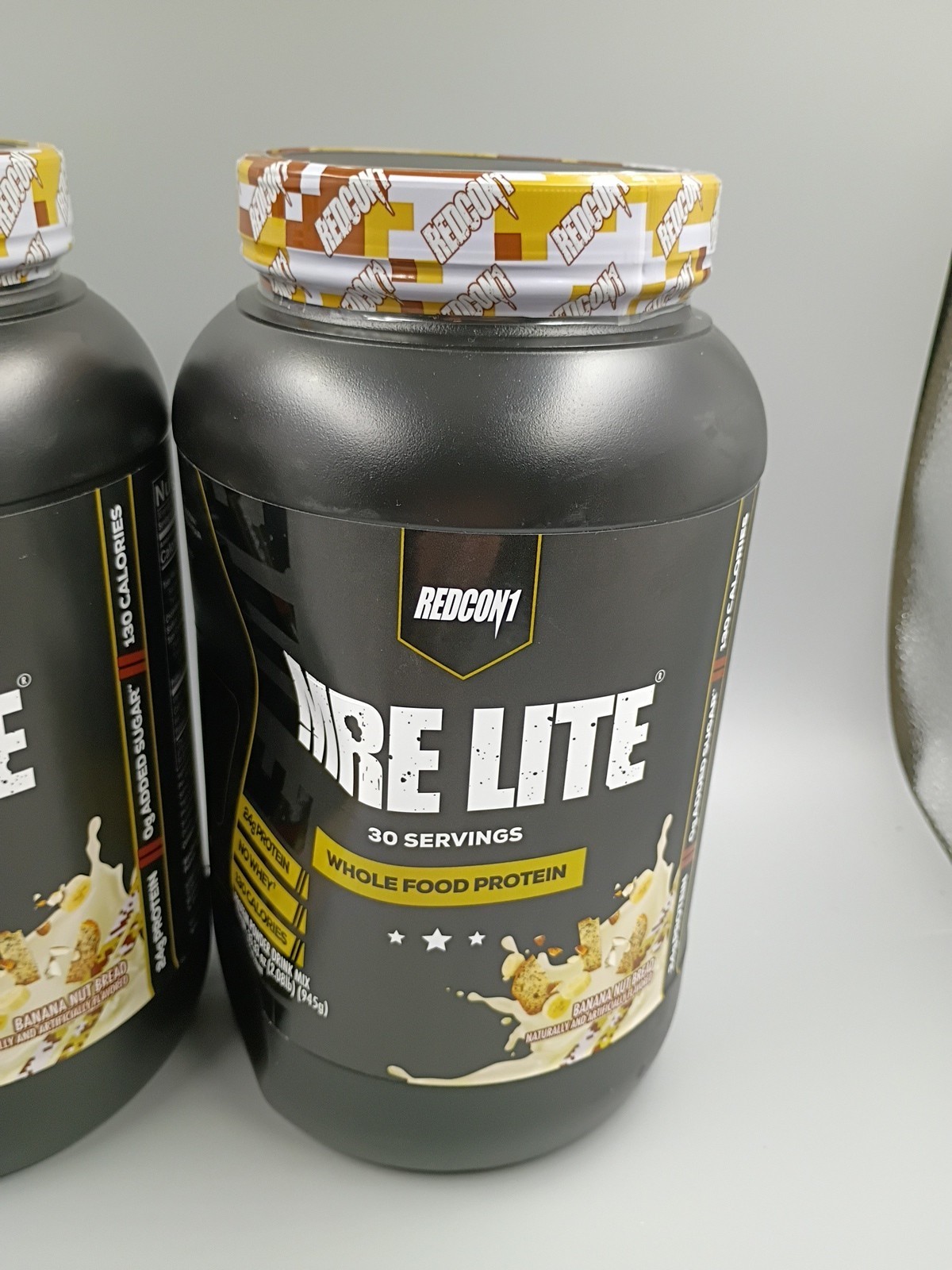 Lot Of 2 Redcon1 MRE Lite Whole Food Protein Powder – Banana Nut Bread ~Exp 7/27