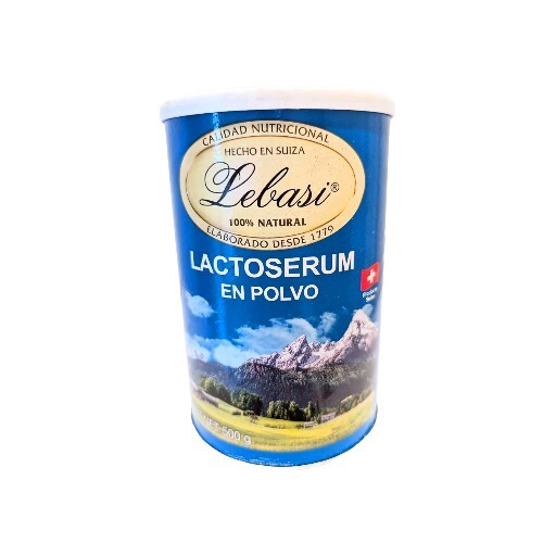 LACTOSERUM LEBASI SWISS WHEY PROTEIN POWDER IMMUNE SUPPORT SUERO DE LECHE 500 GR