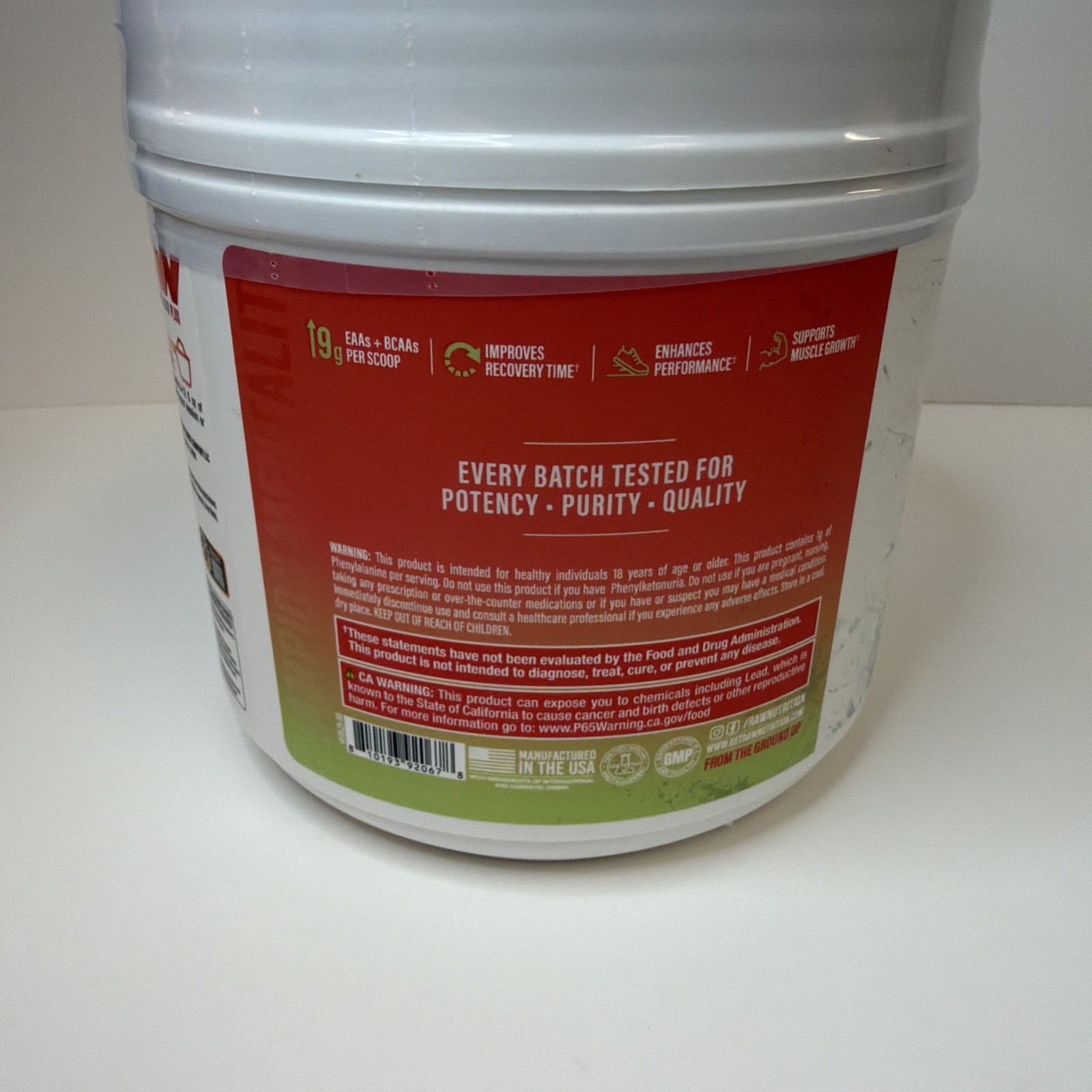 Raw Nutrition EAA Plus – Watermelon – Brand New – 30 Servings