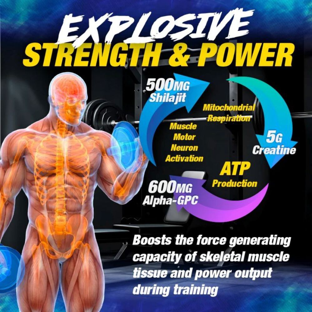 MHP STRONG AF, Pre-Workout, High Stim