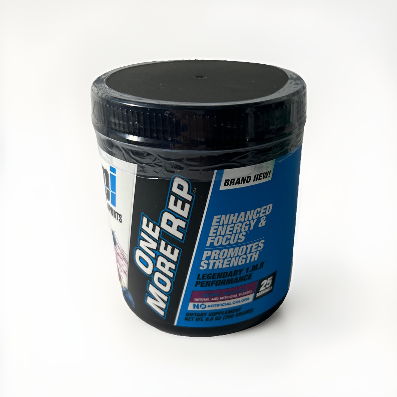 1x BPI Sports ONE MORE REP Berry Splash 25 Servings EXP: 5/27