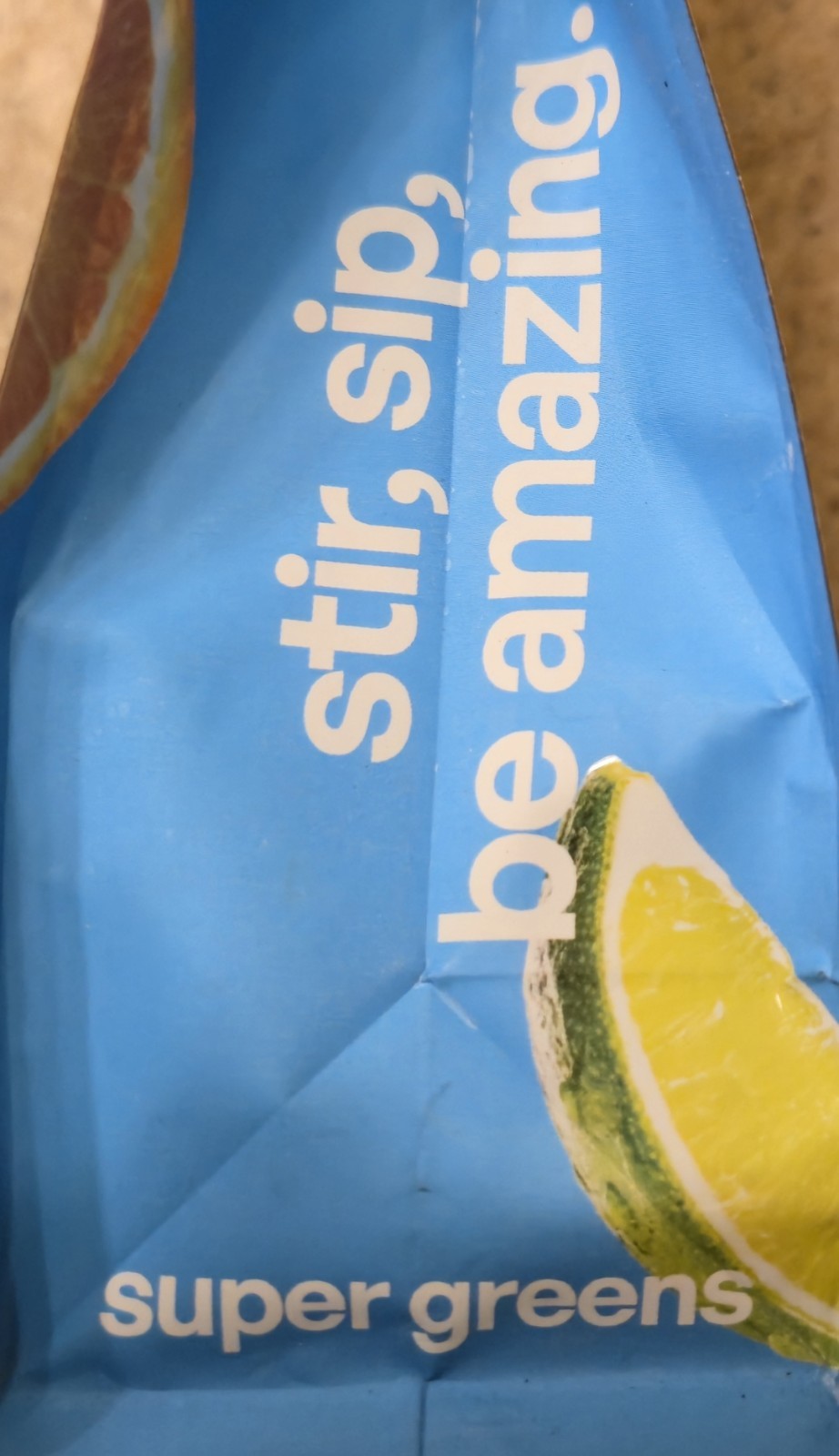 BE Amazing SUPER GREENS 1 Lb Size (25 Serv) Natural Sunny D Flavor BEST BY 10/26