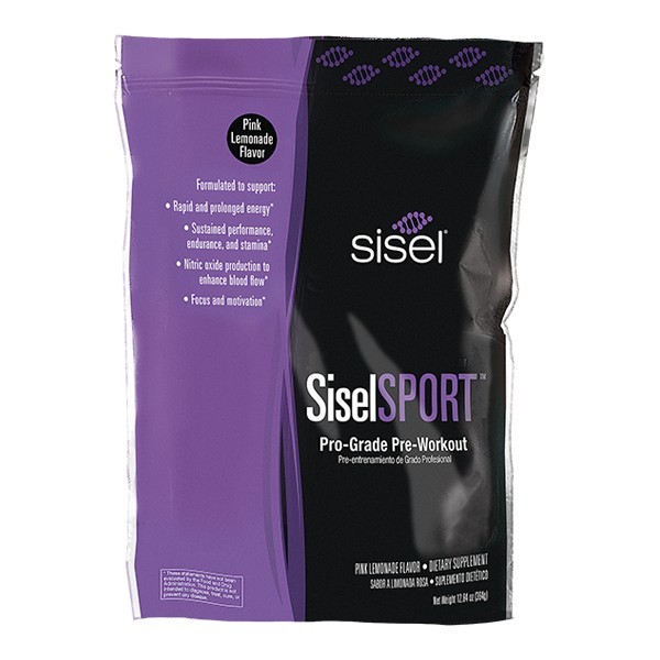 SiselSPORT Pink Lemonade Pre Workout 30 Servings Creatine Caffeine