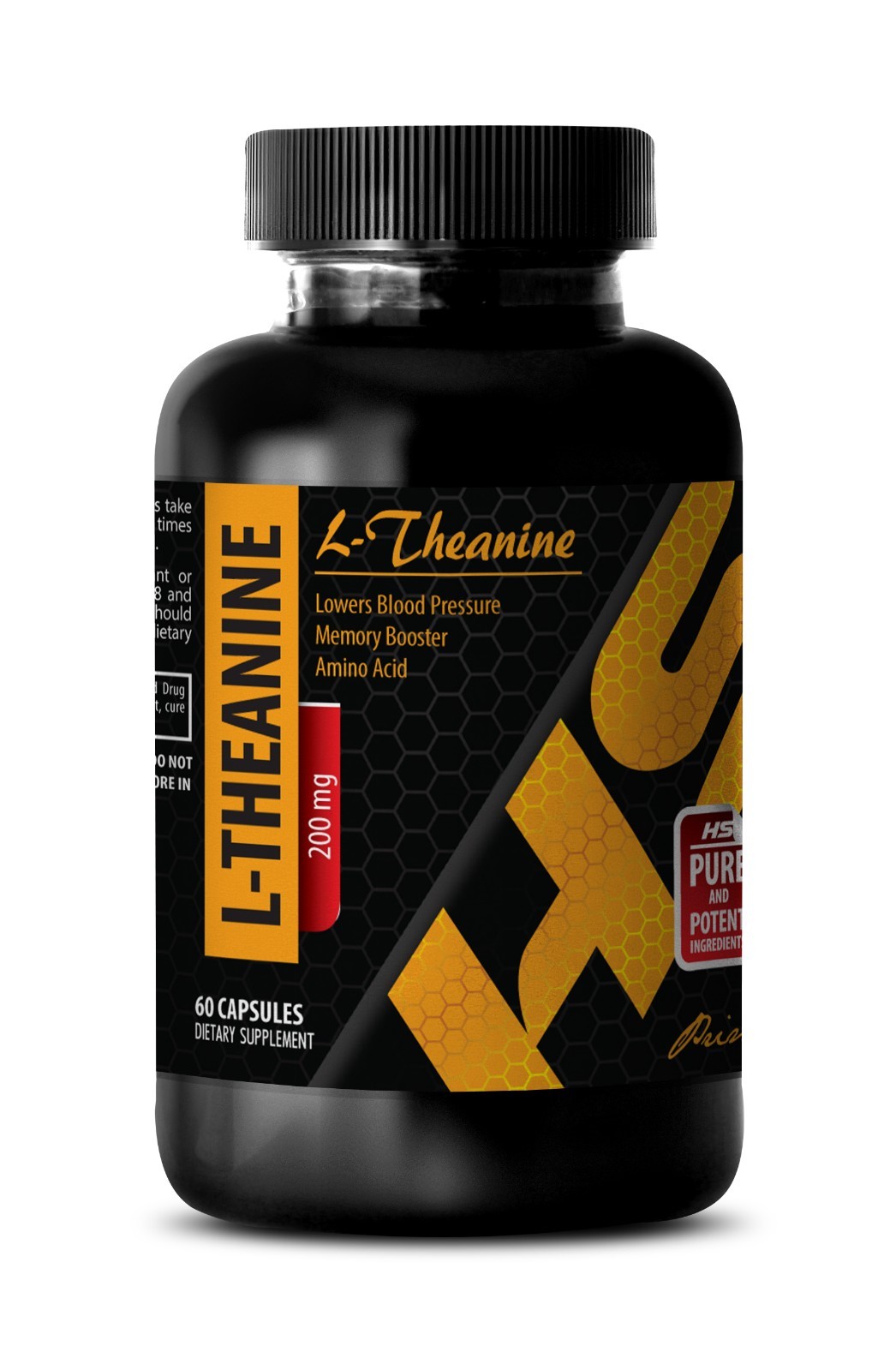 Immune system supplement – L-Theanine 200MG – L theanine for stress 1B