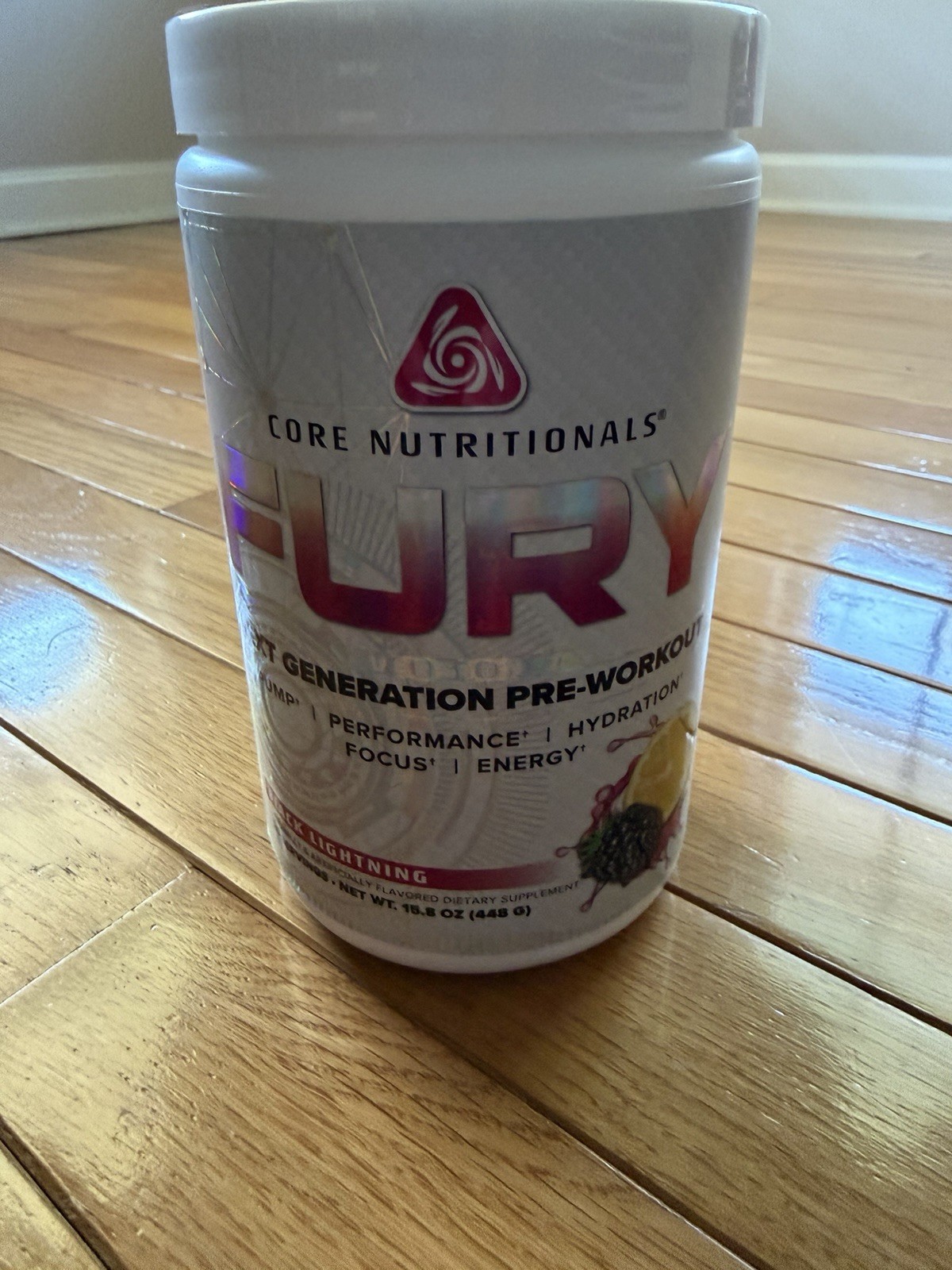 Core Nutritionals Fury Next Generation Pre-Workout Black Lightning | 20 Servings