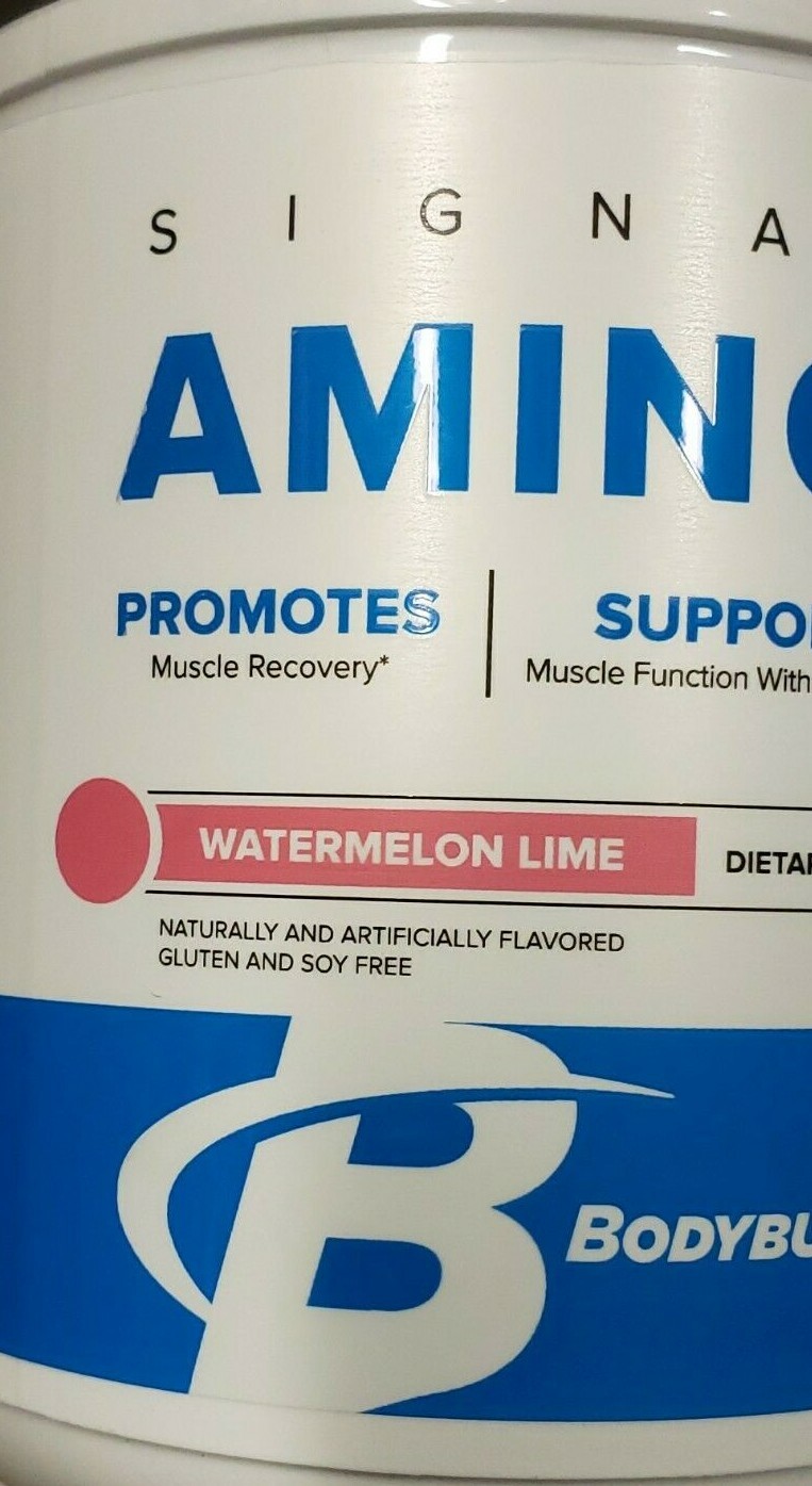Bodybuilding.com Signature AMINO + Emergy – Watermelon Lime – 30 Serv – 12/2025