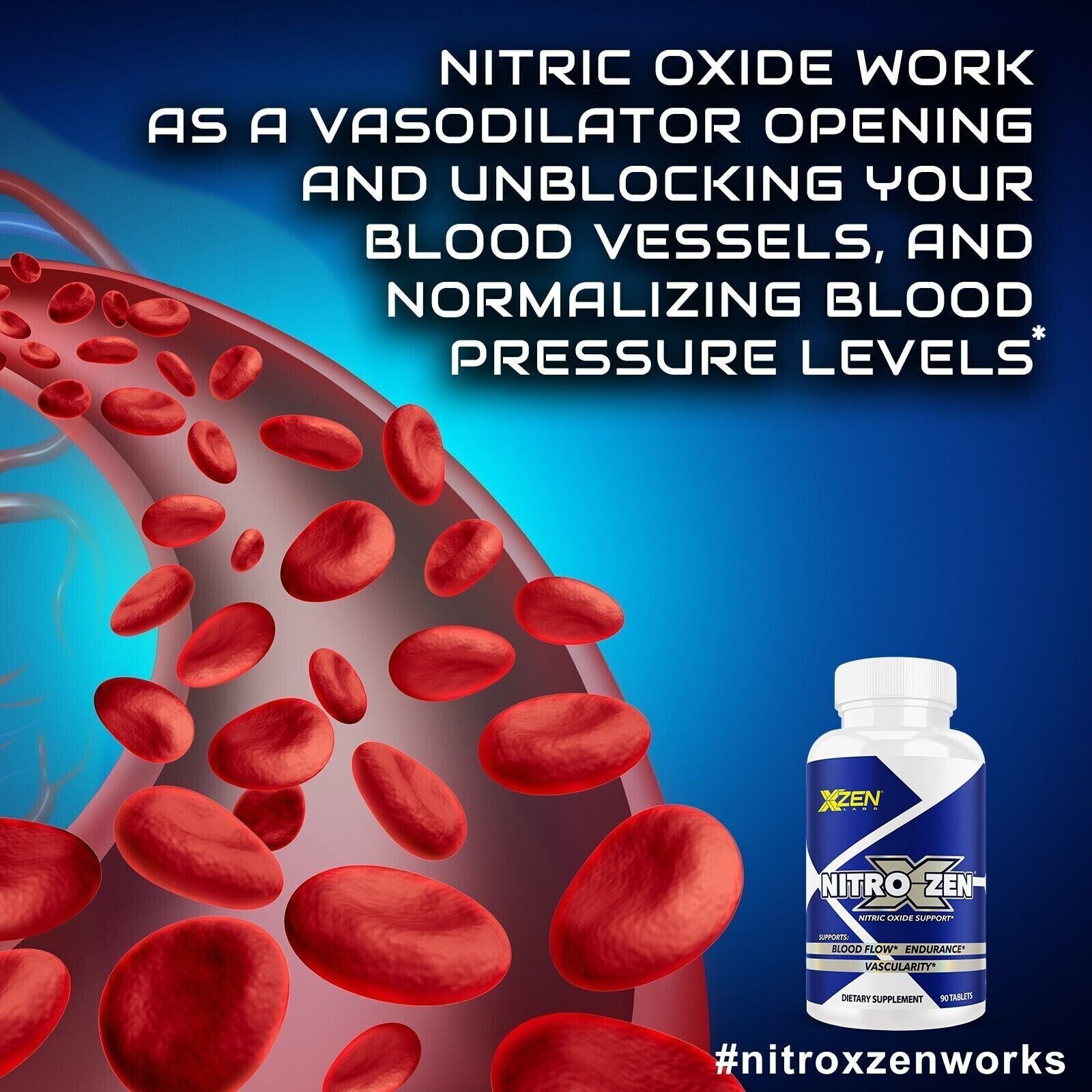 Nitric Oxide Booster Supplement – L-Arginine, L-Citrulline 2210mg Snap 90 pills