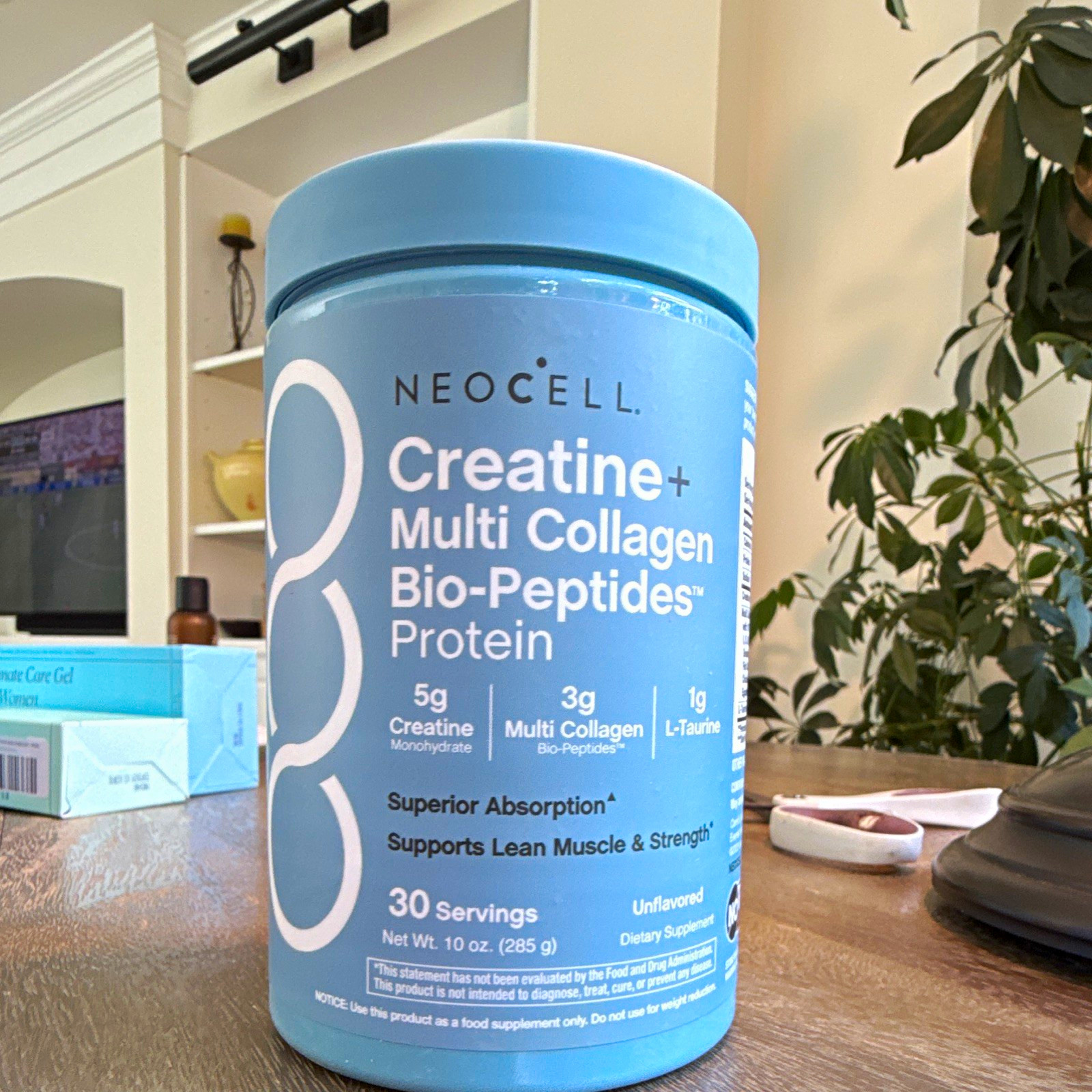 NeoCell Creatine+ Multi Collagen Bio-Peptides Powder Unflavored 10 oz