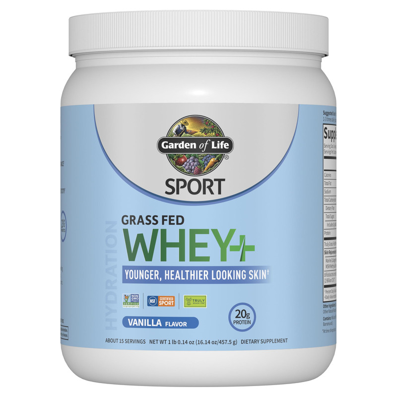 Garden Of Life Sport Whey Protein Powder Vanilla Flavor 20G Plus Marine