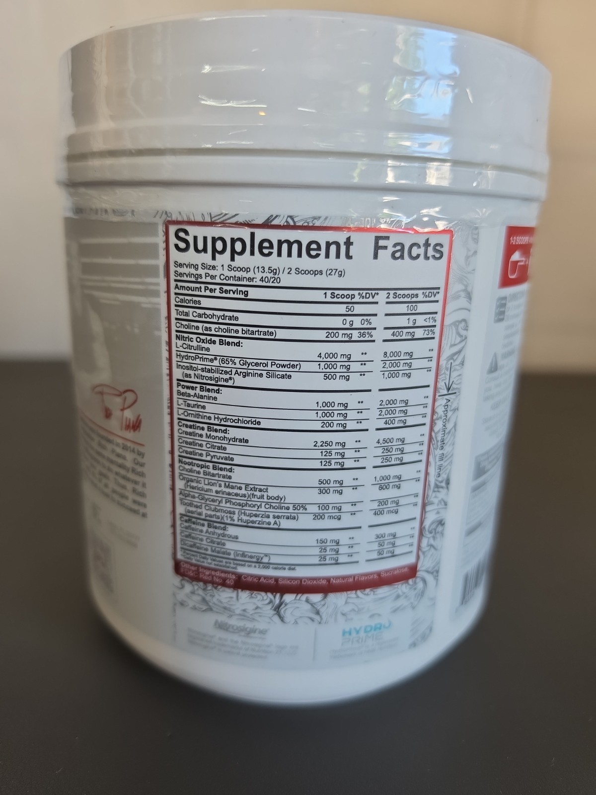 Rich Piana Reloaded High Stim Pre-Workout | Ultra Energy, Focus, Pumps, Power